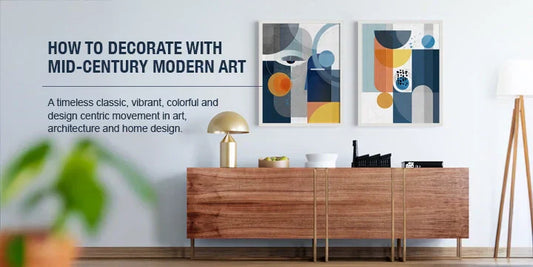 How to Decorate With Mid Century Modern Art