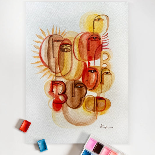 Sunset Across Surfaces | SoulCurryArt