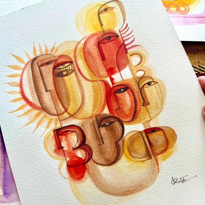 Sunset Across Surfaces | SoulCurryArt