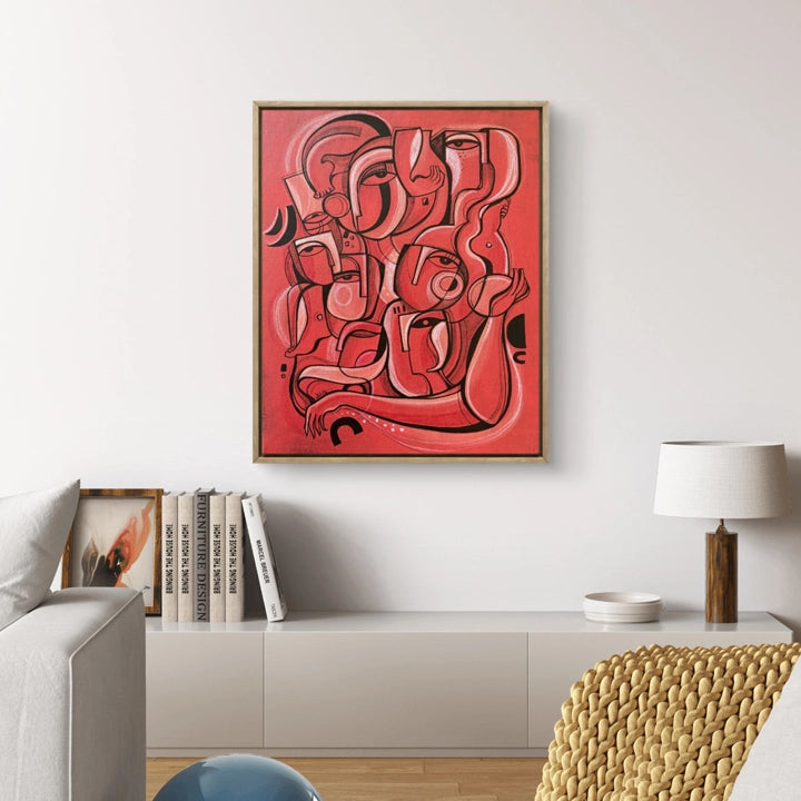 Original art piece "Form Synapse" by SoulCurryArt, showcasing vibrant abstract shapes and intricate details in a digital artwork.