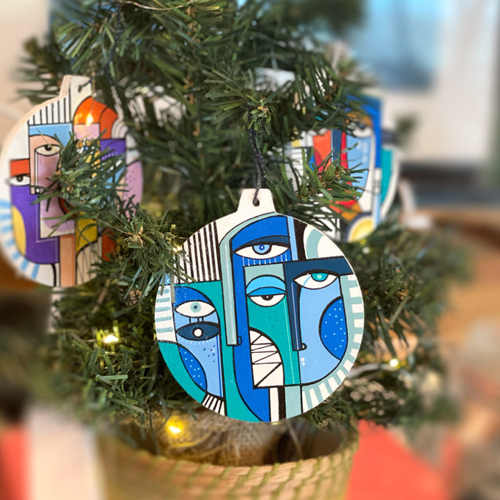 Cubist Ornaments | SoulCurryArt