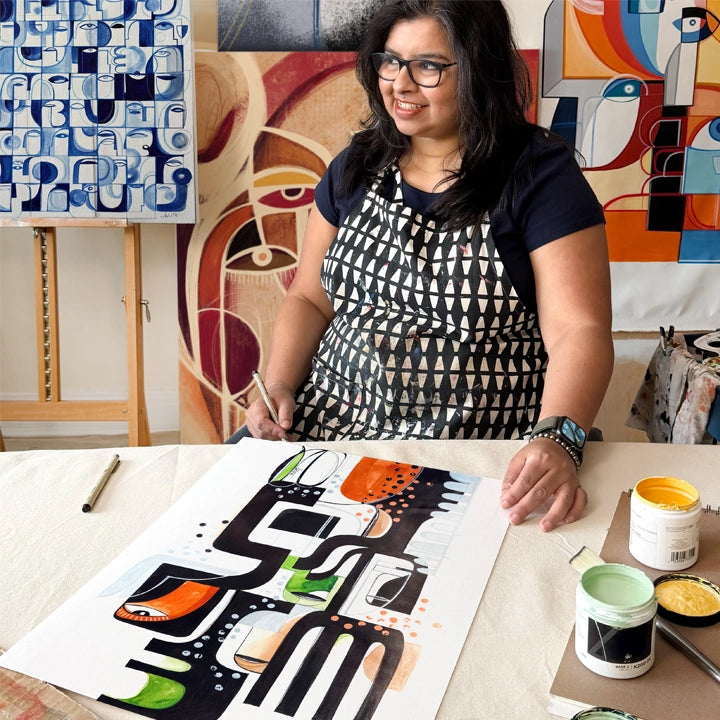 Whispering Geometry Of Autumn - SoulCurryArt