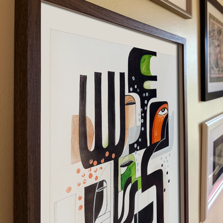 Whispering Geometry Of Autumn | SoulCurryArt