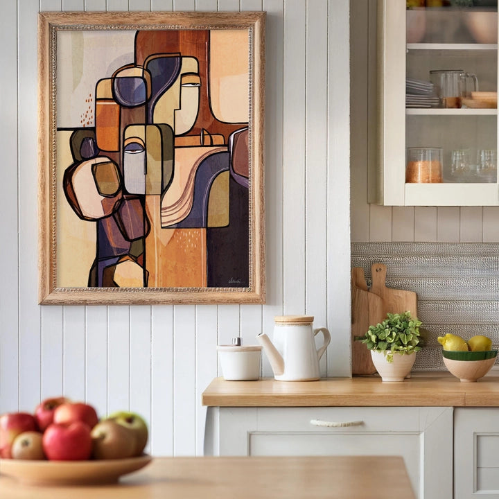 SoulCurryArt Foundations of Stone canvas art, featuring detailed stone textures and natural earthy tones in a high-quality print.
