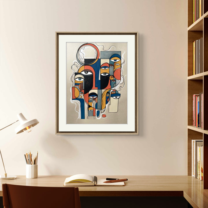 Original art print titled Surge by SoulCurryArt, featuring vibrant abstract design on 13x19 inch paper.