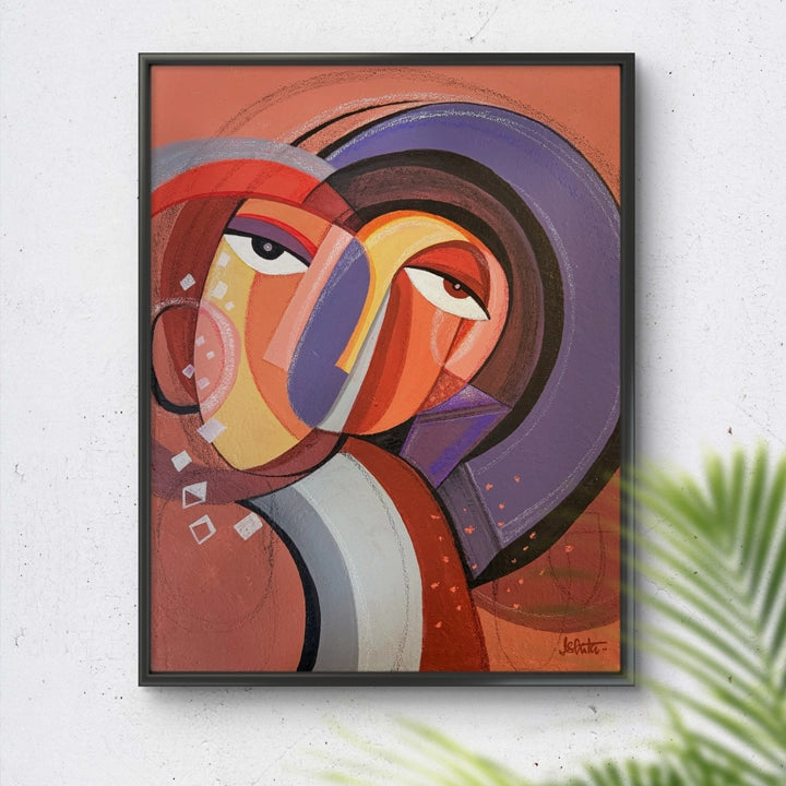 Original art titled Infinite Vision by SoulCurryArt, 16x20 inches, featuring vibrant abstract and surreal visual elements.