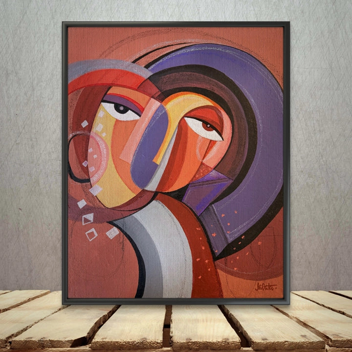 Original art titled Infinite Vision by SoulCurryArt, 16x20 inches, featuring vibrant, abstract imagery with bold colors and intricate details.