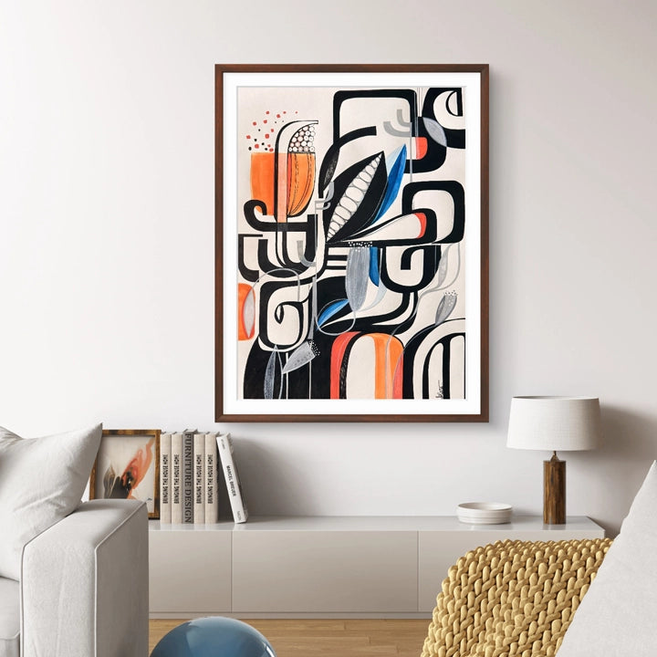 Original art piece titled "Erosion Of Silence" by SoulCurryArt, featuring abstract textures and muted tones in a modern style.