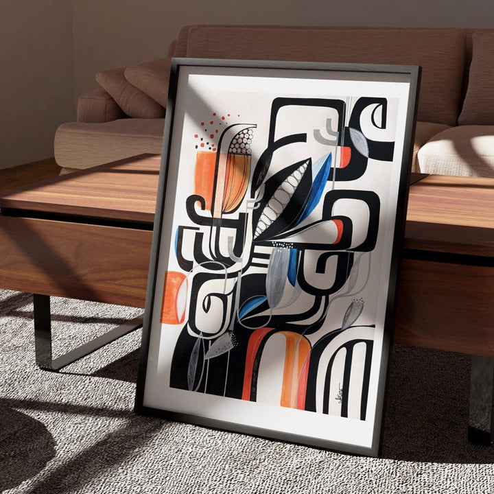 Abstract original art titled "Erosion Of Silence" by SoulCurryArt featuring textured, muted tones and layered visual elements.