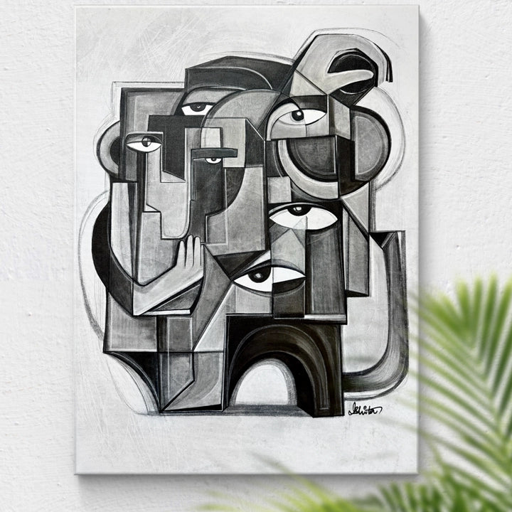 Original art titled "Zealous" by soulcurryart, showcasing vibrant, expressive abstract painting on 27x36-inch canvas.