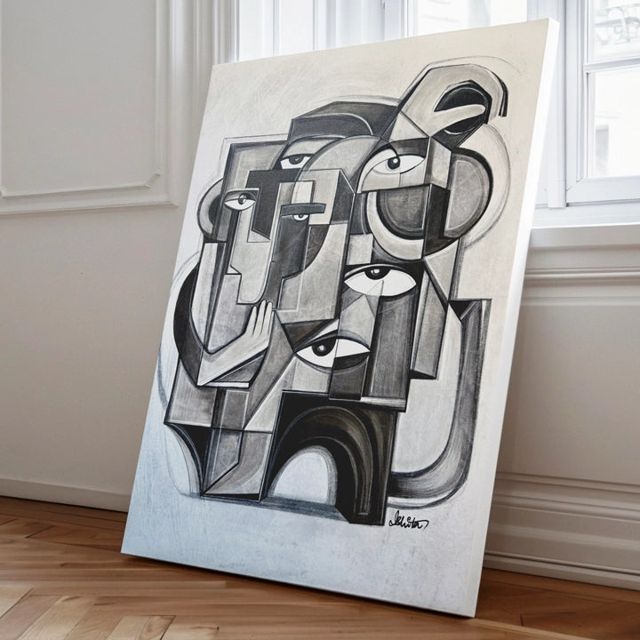 Original art titled Zealous by soulcurryart, featuring vibrant, expressive abstract painting on 27x36-inch canvas.