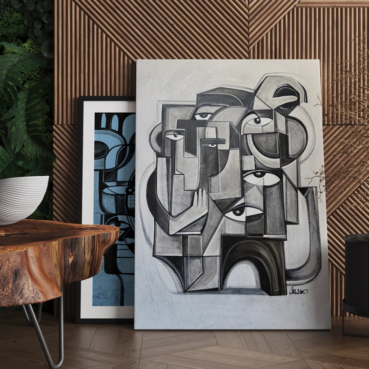 Original art titled Zealous by soulcurryart, 27x36 inches, featuring vibrant colors and dynamic brushwork.