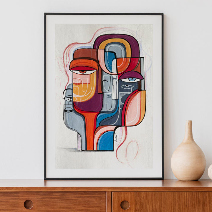 Original art piece titled Steel and Stone by SoulCurryArt, featuring a striking combination of metallic and stone textures.