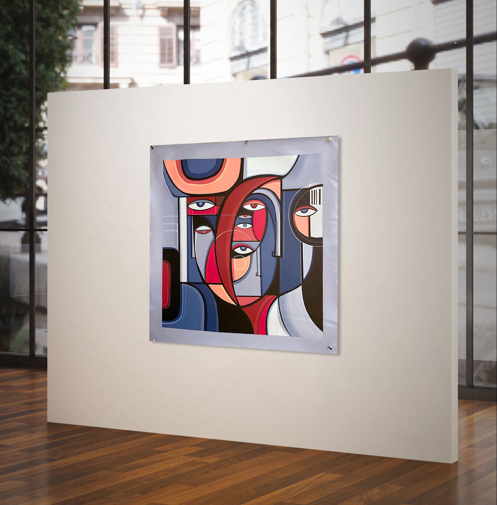 Original art painting titled "Color In Our Veins" by SoulCurryArt, featuring vivid, flowing colors and abstract design.