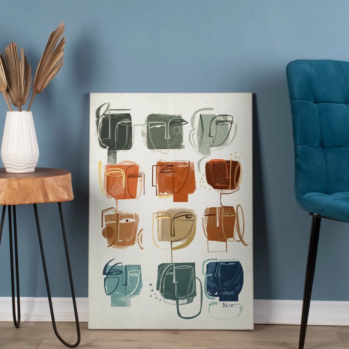 SoulCurryArt Douze print featuring vibrant, abstract design with bold colors on high-quality paper.