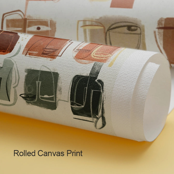 SoulCurryArt Douze print featuring vibrant, rolled design with bold colors and intricate details on high-quality paper.