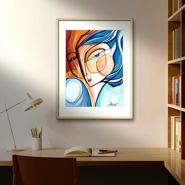Firestone print by SoulCurryArt featuring a detailed, artistic design of a firestone with vibrant colors and intricate patterns.