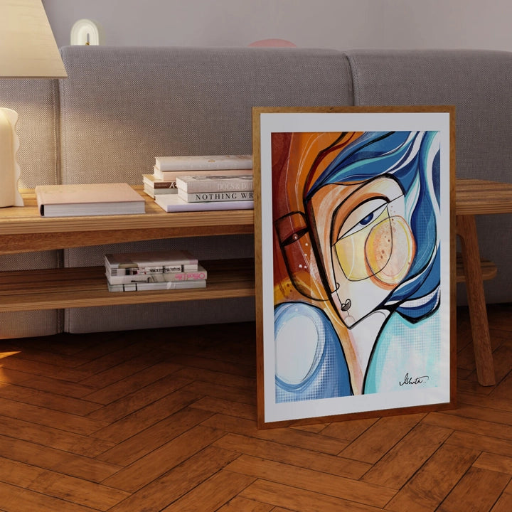 Firestone print by SoulCurryArt featuring a vibrant, detailed firestone design on high-quality paper.