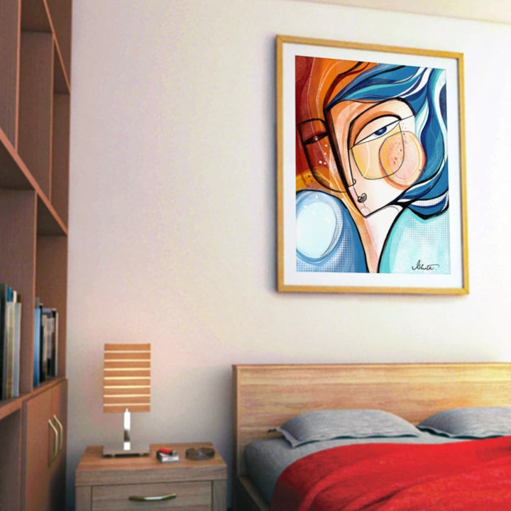 Firestone print by SoulCurryArt showcasing vibrant colors and detailed design on high-quality paper.