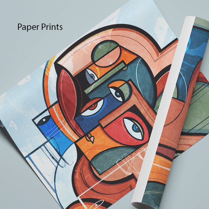 SoulCurryArt print titled "Impressions" on paper, featuring a detailed artistic design in a 16x20 inch format.