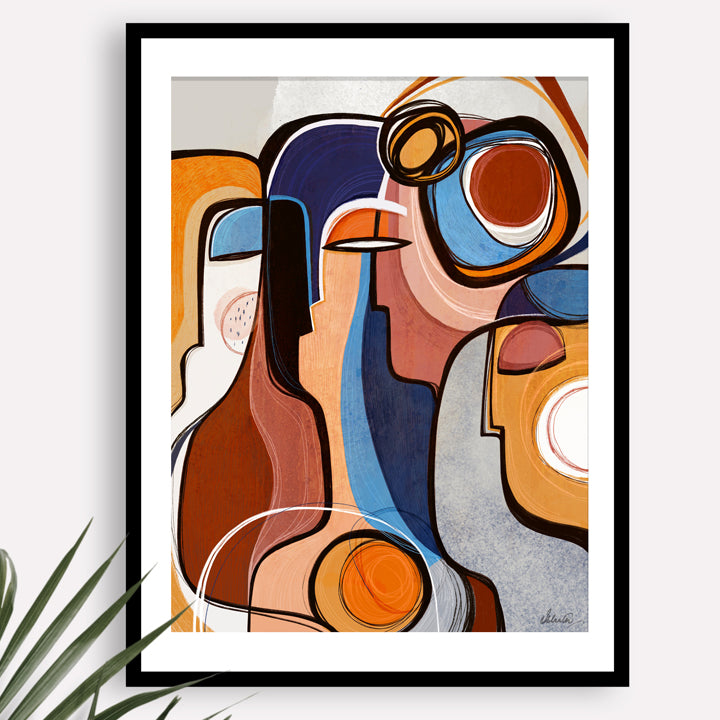 Colorful Kindered print by SoulCurryArt featuring vibrant, detailed artwork on high-quality paper.