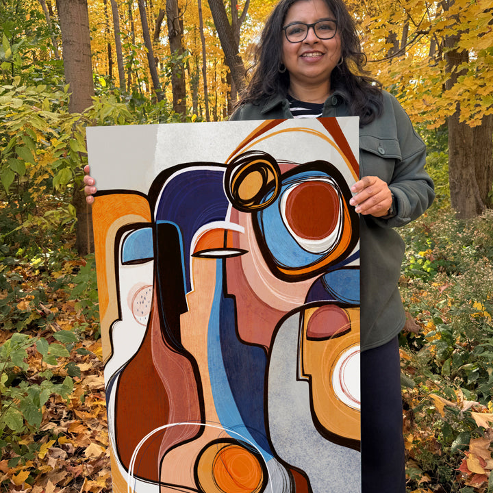 Colorful Kindered print by SoulCurryArt featuring vibrant, detailed artwork with intricate patterns and bold design elements.