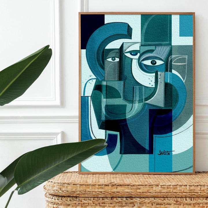 Landscape of Evolution print by SoulCurryArt, 16x20-inch paper artwork featuring a detailed evolutionary landscape scene.