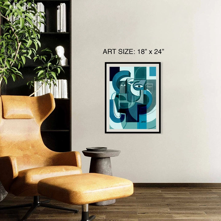 Landscape of Evolution print by SoulCurryArt, 16x20-inch paper art featuring a detailed, colorful landscape scene.