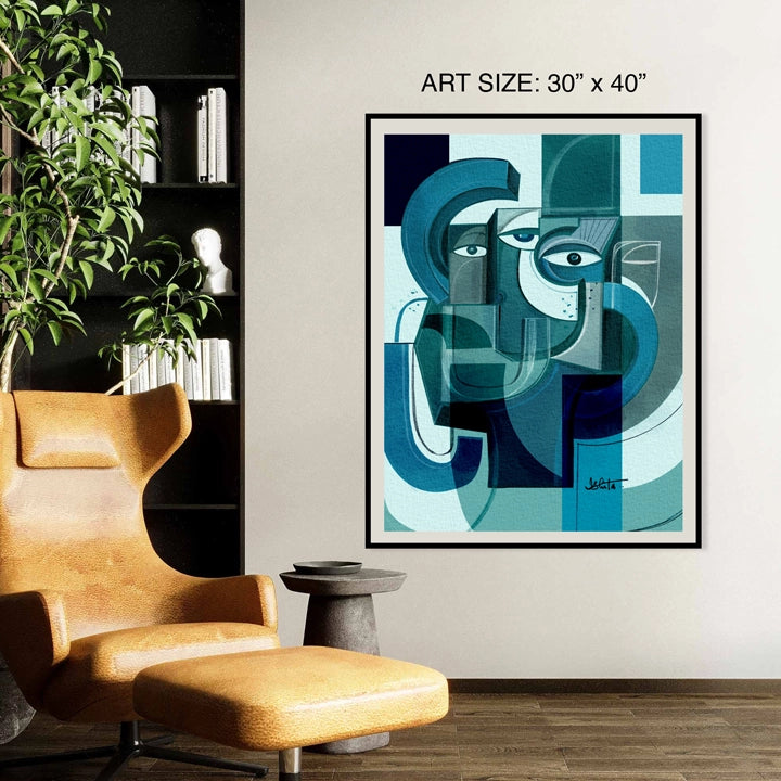 Landscape of Evolution print by SoulCurryArt, 16x20 inch nature-inspired artwork on paper.