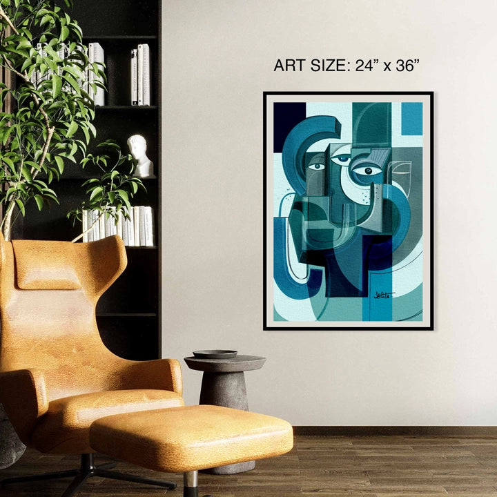 Landscape of Evolution print by SoulCurryArt, 16x20-inch paper artwork featuring a detailed natural landscape scene.