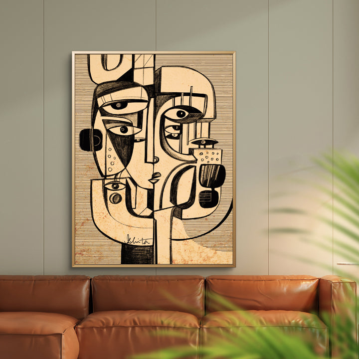 Colorful ombre print by SoulCurryArt featuring a smooth gradient of vibrant shades on high-quality paper.