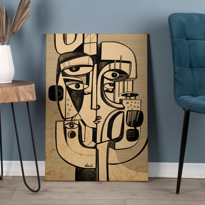 Colorful ombré print by SoulCurryArt featuring smooth gradient shades on high-quality paper.