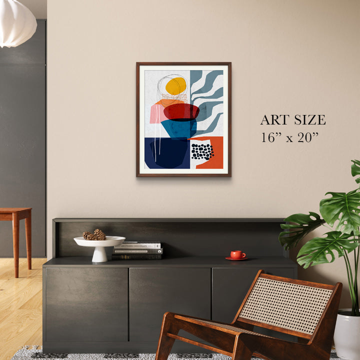 16x20 print titled "Planted" by SoulCurryArt featuring vibrant artwork of lush, leafy plants on high-quality paper.