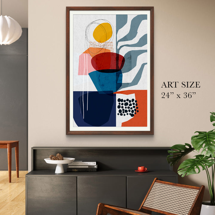 SoulCurryArt print titled "Planted" featuring botanical artwork on 16x20-inch paper, showcasing vibrant plant illustrations.