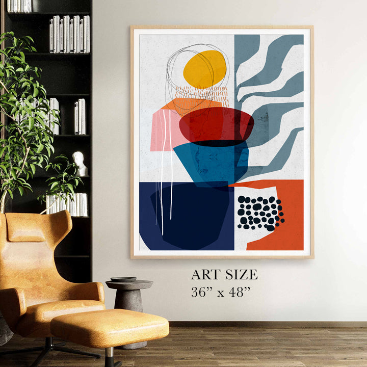 SoulCurryArt Planted print on paper, 16x20 inches, featuring vibrant botanical artwork with lush green plants.