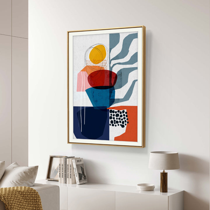 Colorful "Planted" print by SoulCurryArt, featuring vibrant botanical artwork with lush green leaves and intricate design details.
