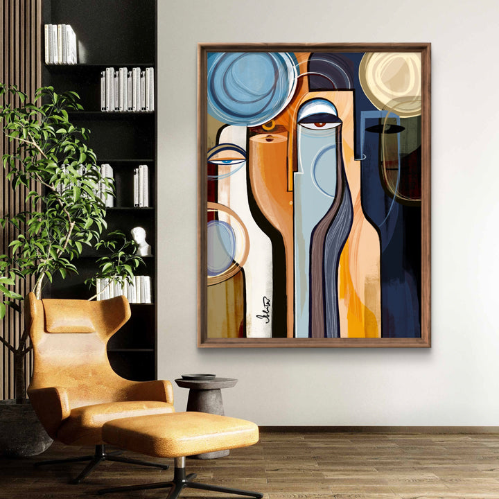 SoulCurryArt Profound print on paper, 16x20 inches, featuring abstract artistic design with vibrant colors.