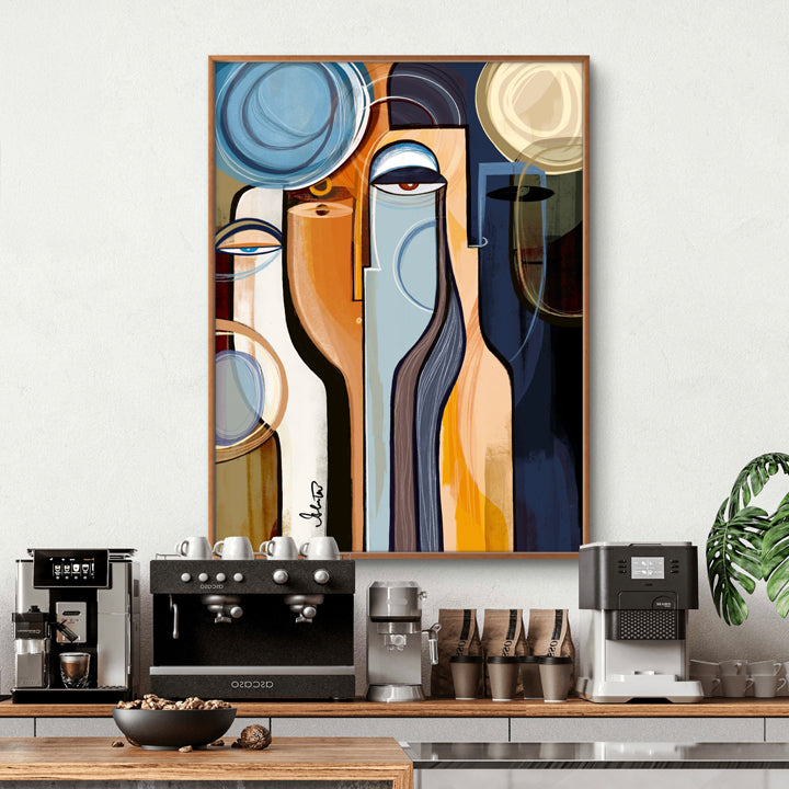 SoulCurryArt Profound print on paper, 16x20 inches, featuring abstract and intricate design with rich, vibrant colors.
