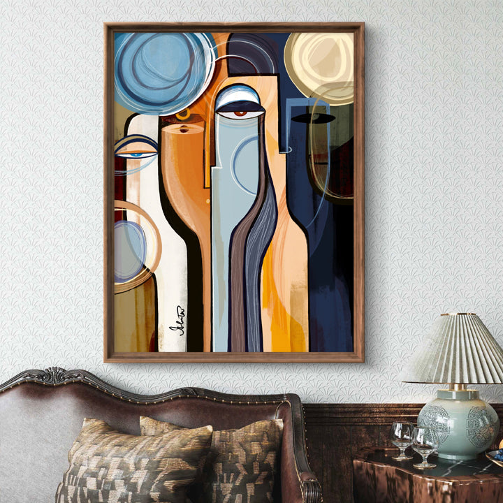 SoulCurryArt Profound print on paper, 16x20 inches, featuring abstract and vibrant artistic design.