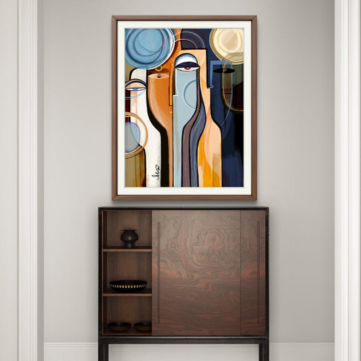 SoulCurryArt Profound print on paper, 16x20 inches, featuring abstract and vibrant artistic design.