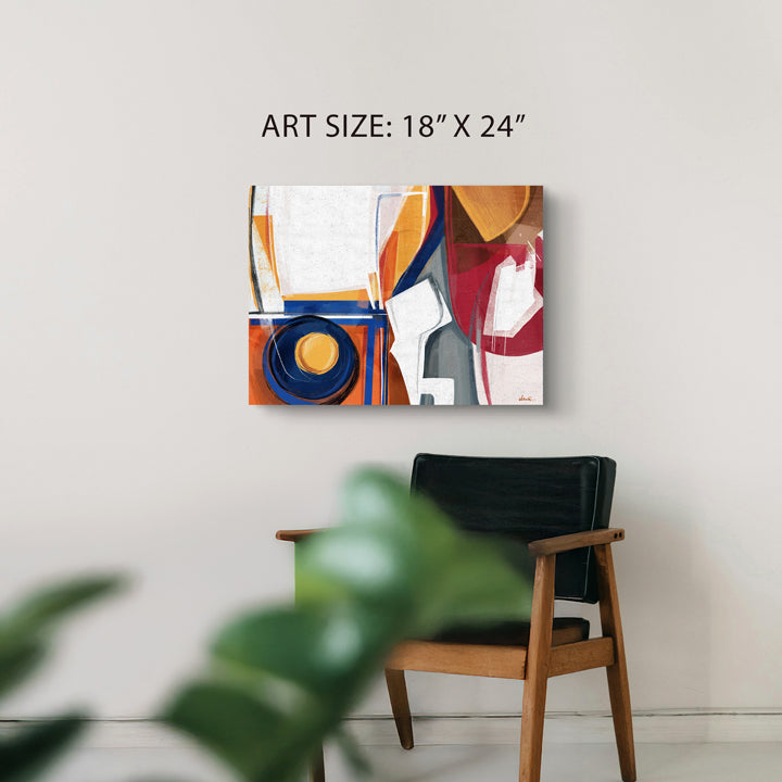 Colorful print of interconnected synapses artwork by SoulCurryArt in 18x24 size, showcasing vibrant neural network imagery.