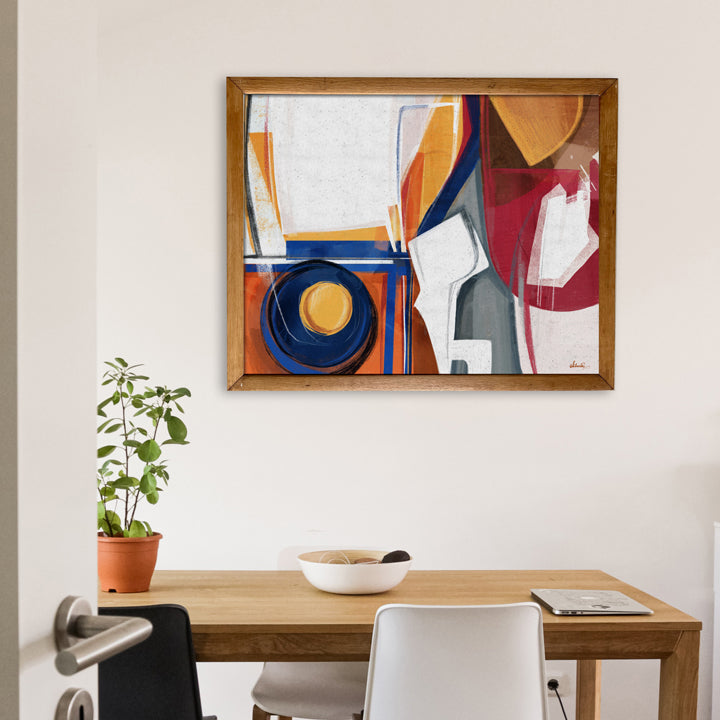 Colorful synapses print by SoulCurryArt, showcasing vibrant neural connections on high-quality paper.