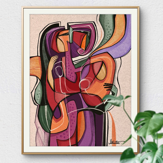 Synoptic print by SoulCurryArt featuring detailed, abstract artwork with vibrant colors on high-quality paper.