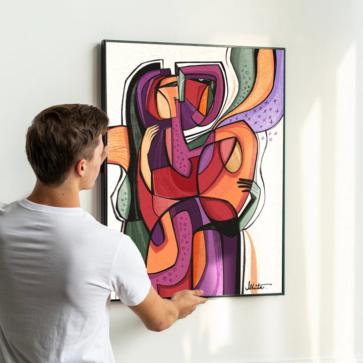 Colorful Synoptic print by SoulCurryArt featuring intricate geometric and abstract designs on high-quality paper.
