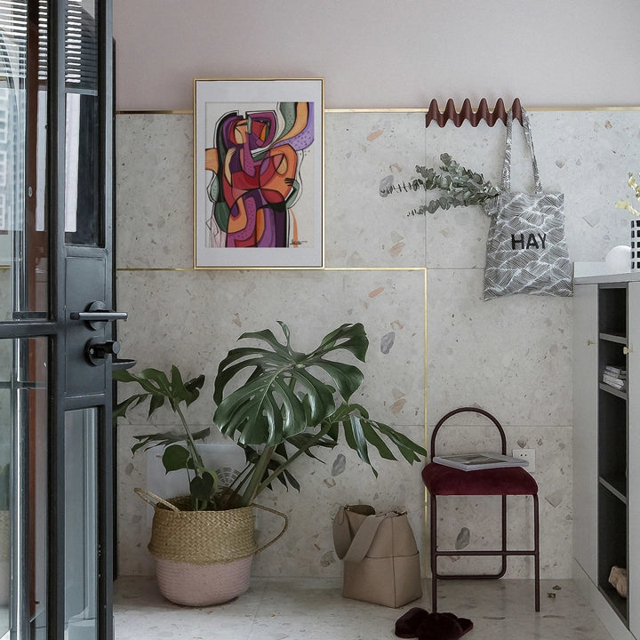 Colorful Synoptic print by SoulCurryArt featuring vibrant abstract designs on high-quality paper.