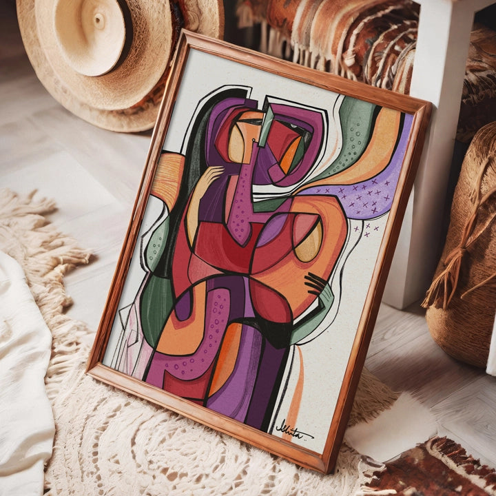 Colorful Synoptic print by SoulCurryArt featuring vibrant abstract artwork on high-quality paper.