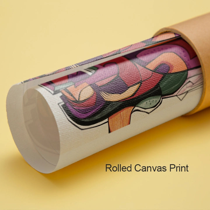 Rolled Synoptic print by SoulCurryArt, showcasing vibrant colors and detailed design, ready for framing or display.