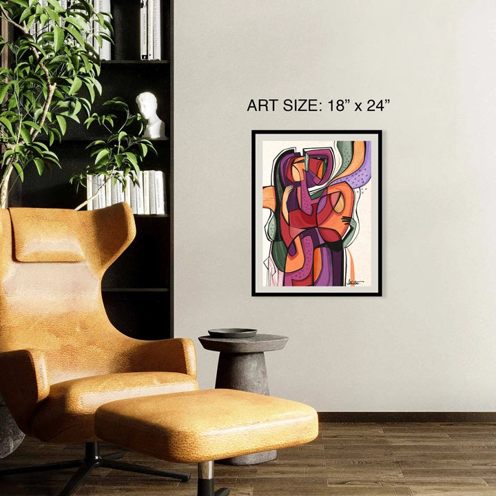 Synoptic print by SoulCurryArt showcasing detailed artwork on an 18x24 inch paper.