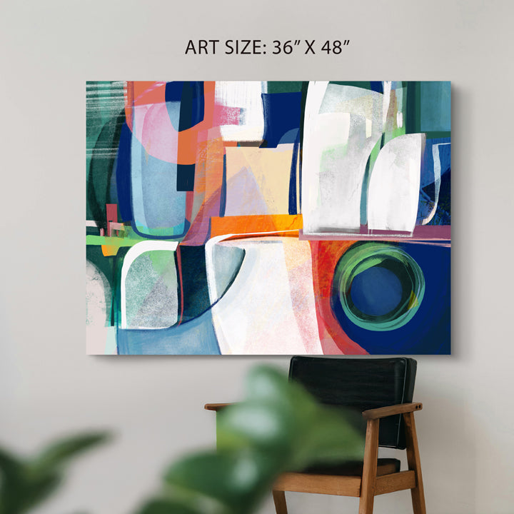 SoulCurryArt Terre print, 16x20-inch paper artwork featuring earthy tones and abstract design on high-quality paper.
