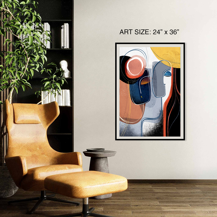 SoulCurryArt print titled "Tryst By The River" featuring a detailed river scene on 16x20 paper artwork.